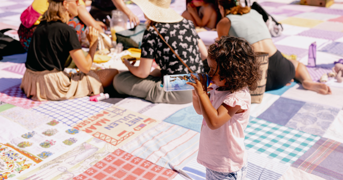 Het grootste picknickkleed van Rotterdam wordt weer uitgerold